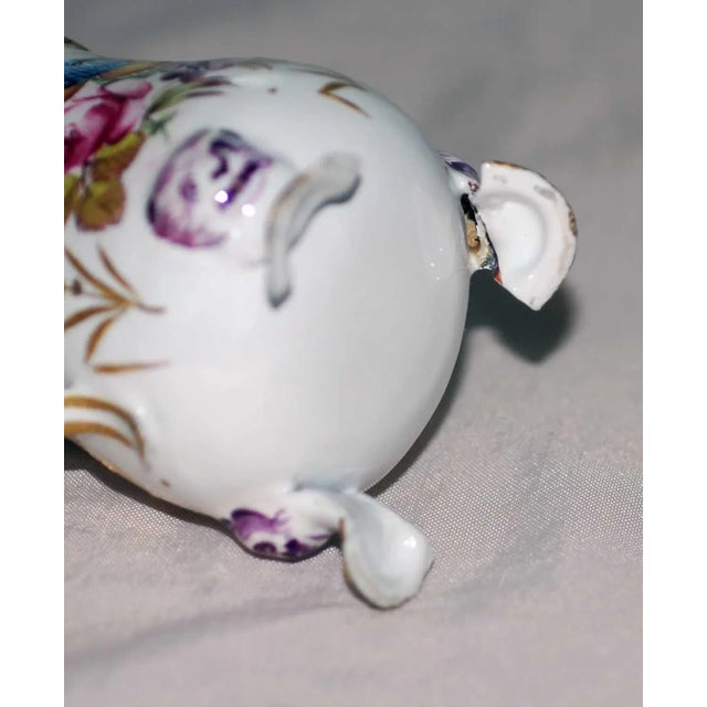 1770 Battersea Enamel Medieval Knight Mustard Pot For Sale - Image 10 of 11