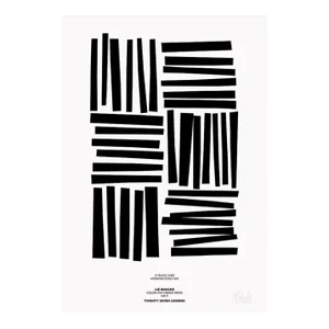 Lesson No. 9 Fine Art Print 32” X 46” by Liz Roache