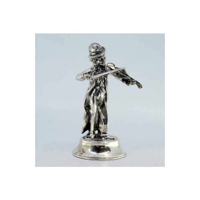 Musician Playing Violin Figurine For Sale - Image 3 of 9