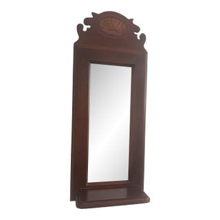 1980s Federal Style Mirror With Shelf For Sale