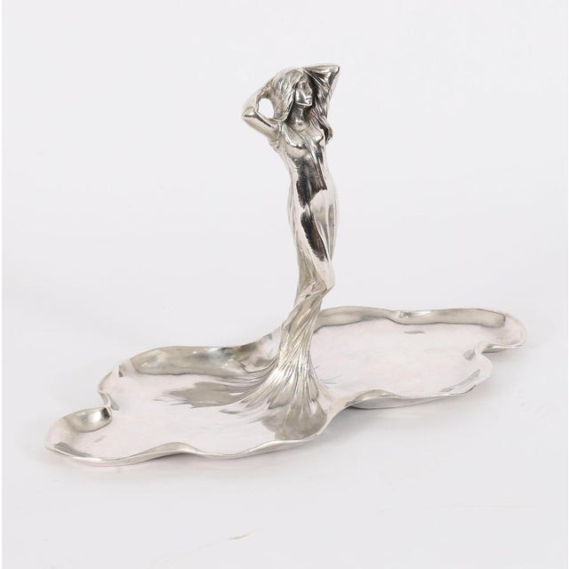 20th Century German Silver Plated Tray by WMF, 1890s For Sale - Image 10 of 15