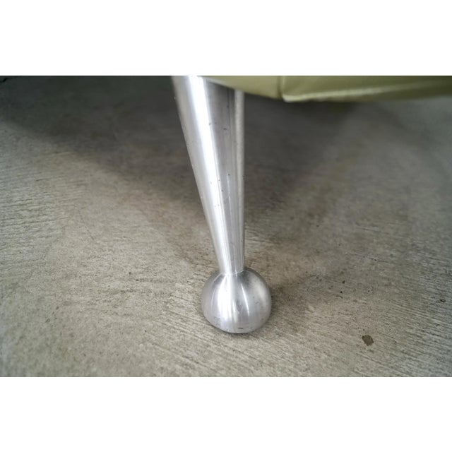 1990’s Postmodern Italian Nicoletti Salotti Leather Sofa For Sale - Image 11 of 12