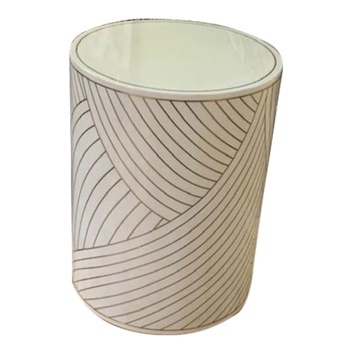 The Dhow Round Side Table From EJ Victor | Chairish
