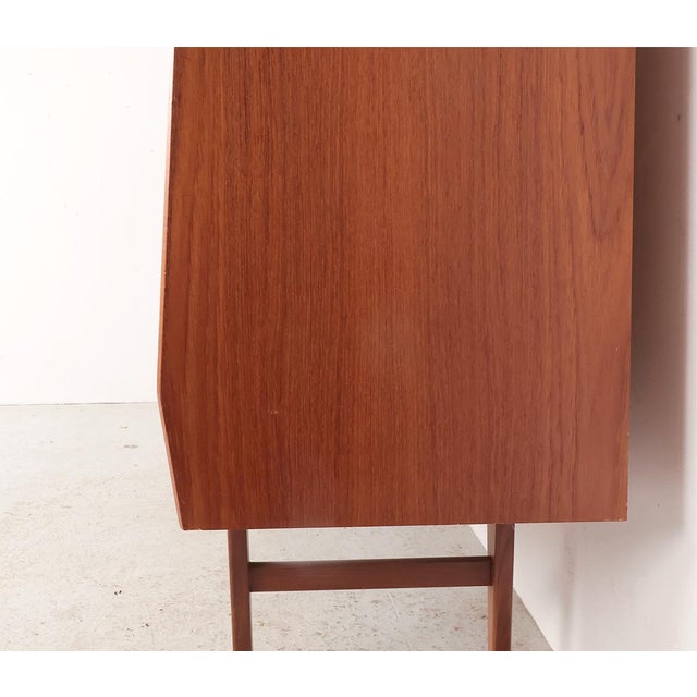 Teak Highboard with Sliding Doors from Westergaard, 1960s For Sale - Image 12 of 13