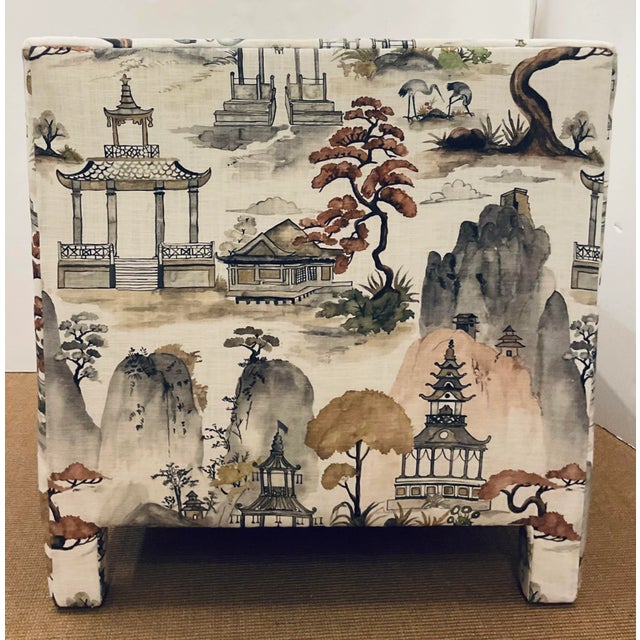 Asian Hooker Asian Modern Custom Margot Slipper Chairs Pair For Sale - Image 3 of 7