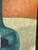 Pumpkin 1961 Mid-Century Modern Still Life With Blue Glass Bottle, Signed For Sale - Image 8 of 12