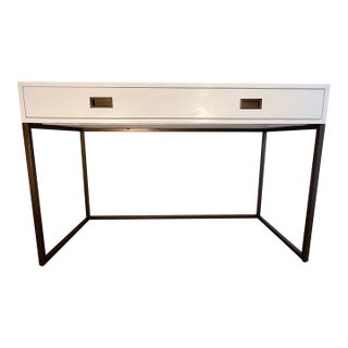 Rh Teen Avalon Desk Restoration Hardware White Wood Writing Desk Vanity Table For Sale