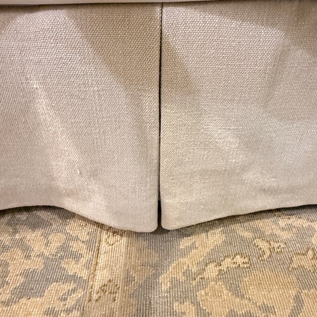 King Size Rogers & Goffigon Fully Upholstered Bed For Sale - Image 9 of 15