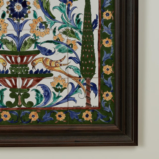Vintage Italian Classical Tile Frieze For Sale - Image 9 of 11