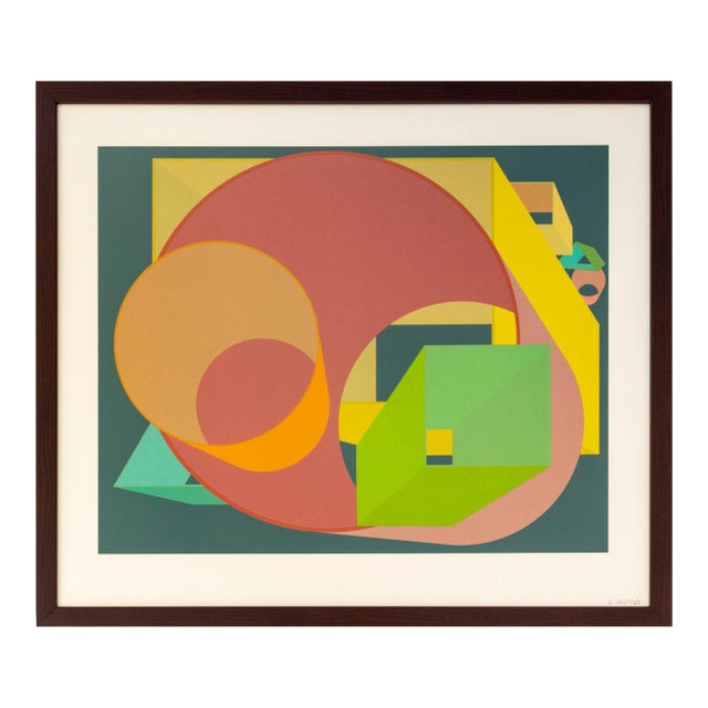 Al Held "Scholes I" Screenprint, 1991 For Sale