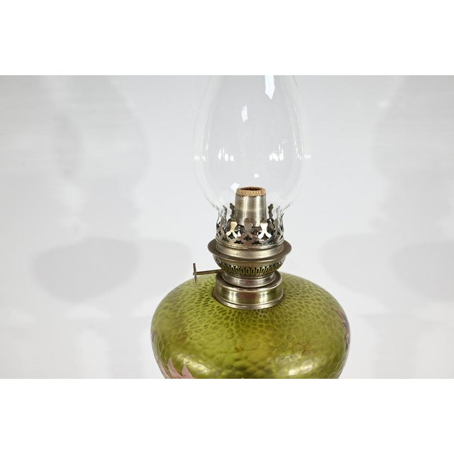 Art Nouveau Oil Lamp, 1900s For Sale - Image 5 of 18