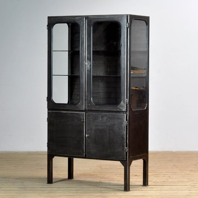 Vintage Polished Medical Cabinet, 1970s For Sale - Image 11 of 11