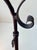 Textile Danish Functionalist Adjustable Floor Lamp in Wrought Iron, 1940s For Sale - Image 7 of 10