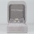 3Ct Lab Grown Diamond Ring With Blue Sapphire Accent in Solid 14 Gold, 10x8mm, Size 6.75 For Sale - Image 4 of 10