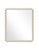 Contemporary Fleur Home Carnival Muses Rectangle Mirror in Delaware Putty, 36x47.5 For Sale - Image 3 of 3