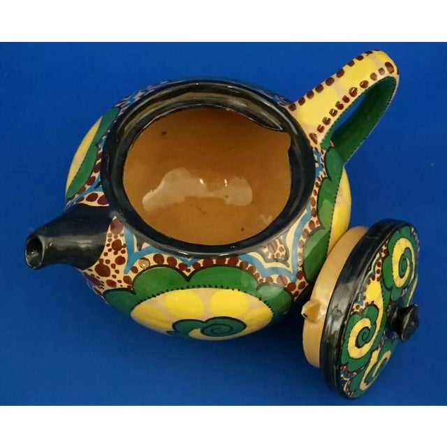 Futurist Ceramic Service from Ruggero Lanni Rome, Italy, 1920s, Set of 15 For Sale - Image 15 of 18