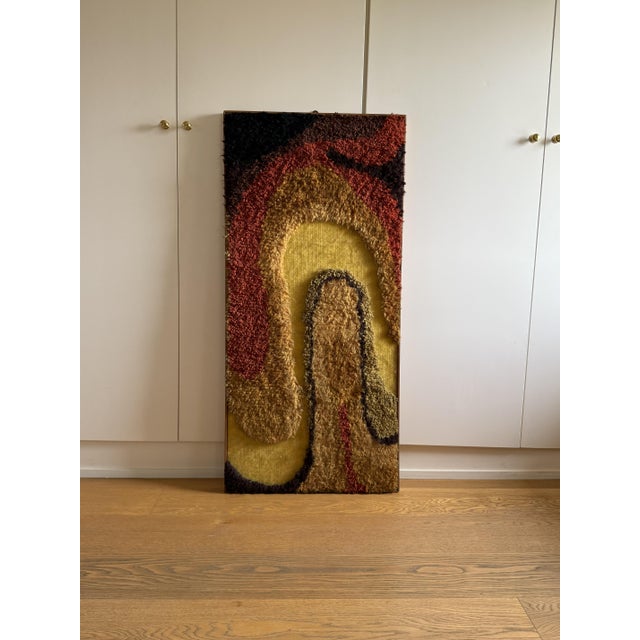 Mid-Century Italian Wall Tapestry, 1970s For Sale - Image 6 of 8
