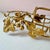Gold Vintage Gold Gilt Metal Ivy Leaf Bottle Holder For Sale - Image 8 of 8