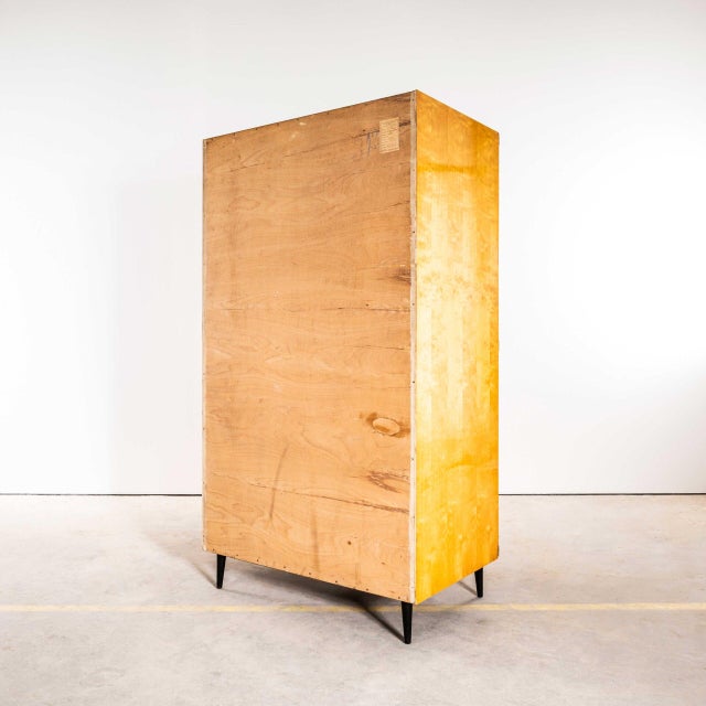 Mid-Century Modern White Door Open Wardrobe from Up Zavody, 1960s For Sale - Image 9 of 11