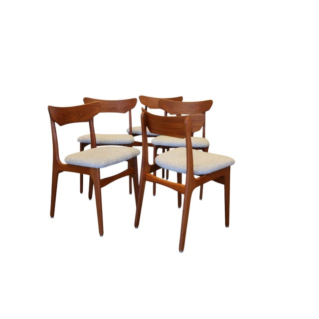 Randers Møbelfabrik Danish Teak Dining Chairs by Schiønning & Elgaard for Randers Møbelfabrik, 1960s, Set of 6 For Sale - Image 4 of 12