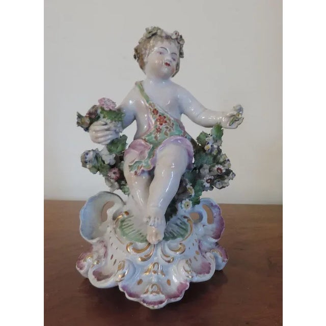 18th Century 1765 English Derby Porcelain Cherub Figure For Sale - Image 5 of 10