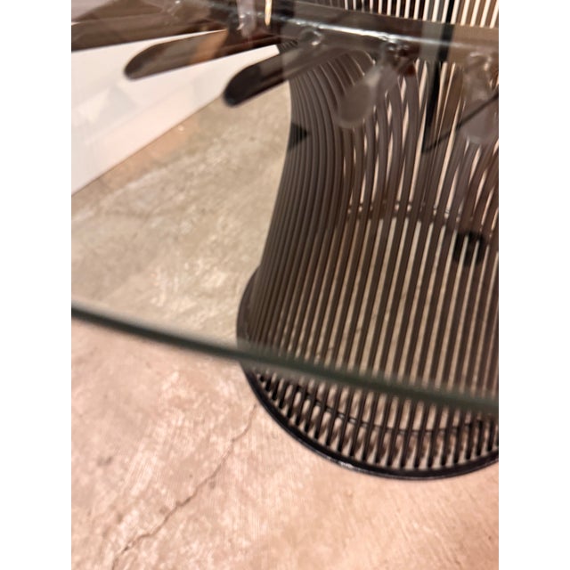 Mid-Century Modern Warren Platner for Knoll Vintage Platner Table, 42 Diameter For Sale - Image 3 of 12