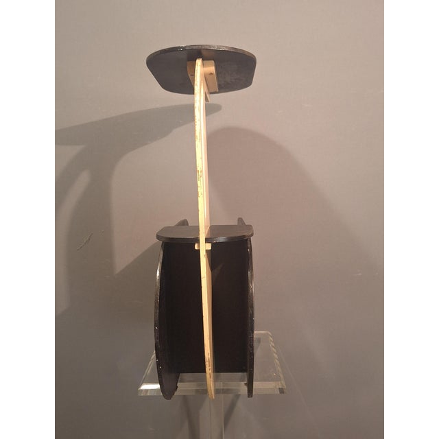 1930s Dutch Art Deco Wooden Side Table by Jedebe, 1930s For Sale - Image 5 of 9
