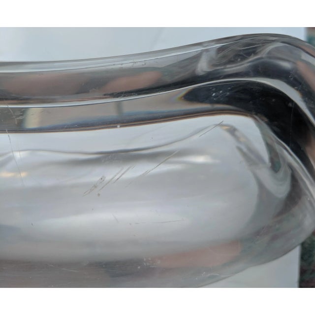 Vintage Large Scale Lucite Centerpiece Bowl For Sale - Image 13 of 13