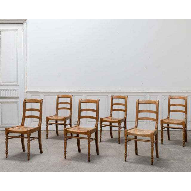 Bistro Chairs in Beech, 2000s, Set of 6 For Sale - Image 10 of 10