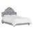 Halsted Bed in Blue Voysey Vine, Full For Sale