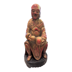 Antique Chinese Carved Wood Sculpture