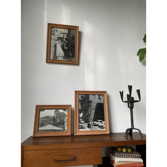 Italian Scenes, Photographs, 1950s, Framed, Set of 3 For Sale - Image 12 of 18