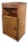 Vintage Bedside Table in Oak For Sale