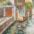 Wood 1980's Vintage Venetian Canal Painting For Sale - Image 7 of 9