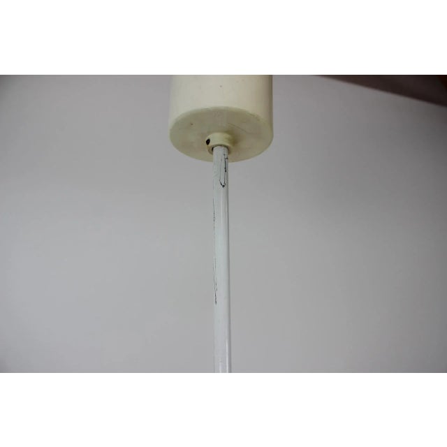 White Space Age Chandelier Sputnik attributed to Elektroinstala Decin, 1970s For Sale - Image 8 of 11