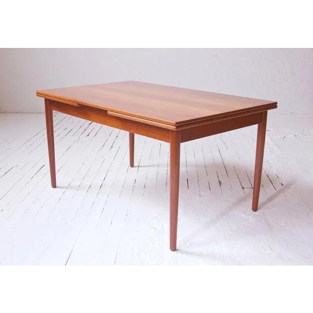 Rare Vintage At-316 Hans J. Wegner Extension Dining Table in Teak, 1960 For Sale - Image 10 of 10
