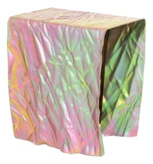Christopher Prinz "Wrinkled Stool" Side Table