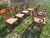 1950s Set of 6 Mid 20th Century Regency Solid Cherry Dining Chairs Attributed to Henkel Harris For Sale - Image 5 of 10