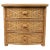 Midcentury gorgeous cabinet chest of three drawers in rattan and wicker Attributed to Vivai Del Sud. Made in Italy in the...