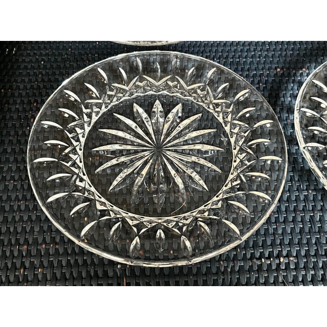 Waterford Lismore Crystal Plates Set of 4 Chairish