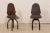 Traditional Vintage Mid Century Spanish Iron Swivel Chairs on Spider-Style Legs - a Pair For Sale - Image 3 of 11