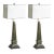 Empire Style Obelisks Table Lamps in Bronze , A-Pair For Sale - Image 11 of 11
