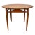 Restored Mid Century Modern Round Walnut Side Table by Heritage Henredon For Sale