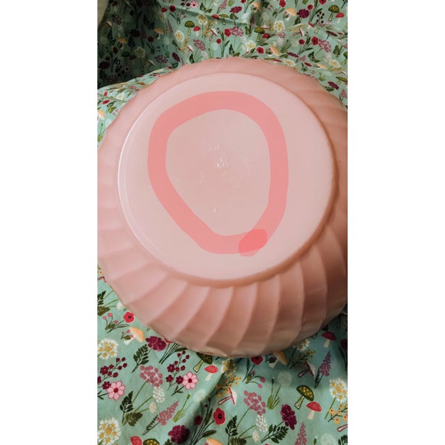 Glass Antique Vintage Fire King Anchor Hocking Nesting Bowls For Sale - Image 7 of 9