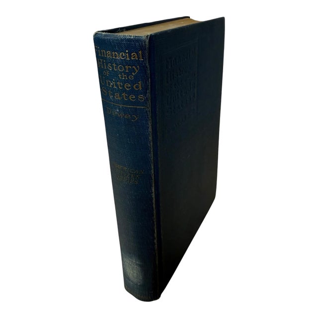 1928 Financial History of the United States Hardcover Book For Sale