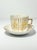 Chinoiserie 1940s Gardner Verbilki 6-Piece Porcelain Gold Flower Demitasse Espresso Cups Saucers - Set of 12 For Sale - Image 3 of 6