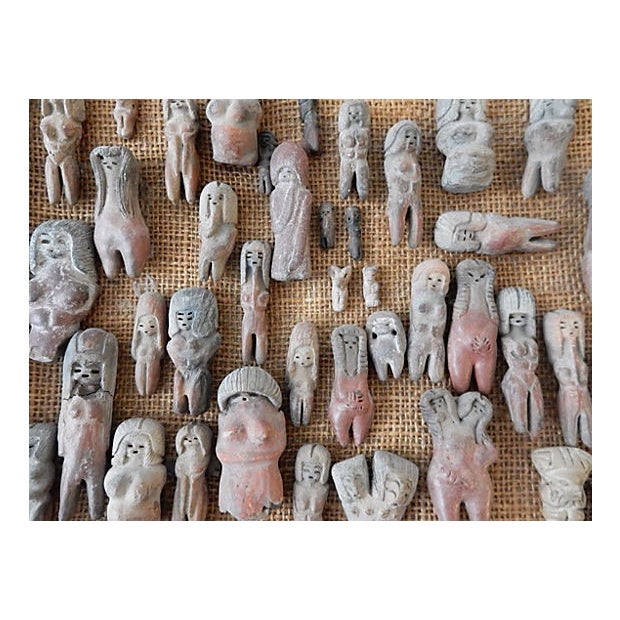 Pre Colombian Valdivia Female Figurines Chairish