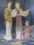Antique Chinoiserie Chinese Hand Painted Lacquer Wood Rice Bin Box With Lid For Sale - Image 10 of 14