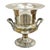 Vintage Trophy Cup Worn Silver Plated Champagne Chiller Ice Bucket by Bristol For Sale