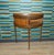 Vintage Demi-Lune Console Table with Mini Chest of Drawers and Slatted Roll-Up Doors, 1970s For Sale - Image 13 of 15
